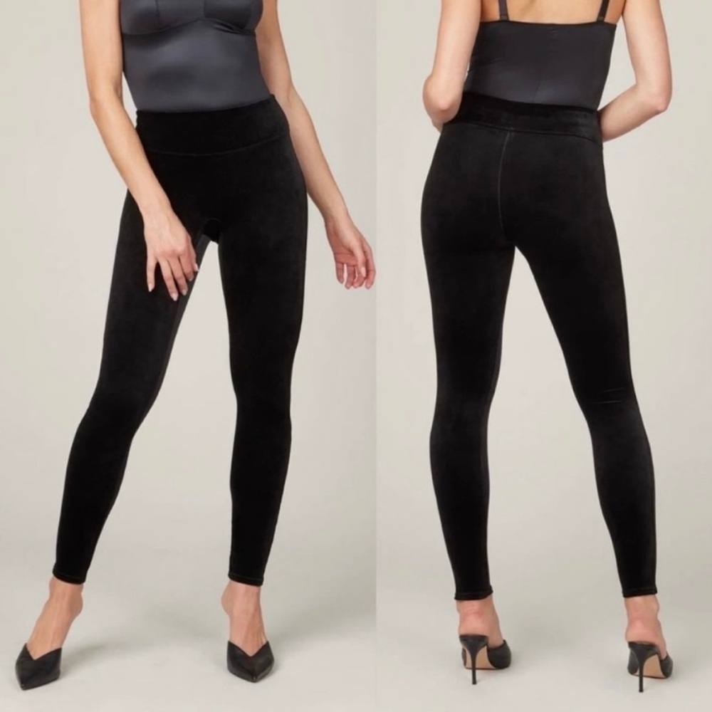 SPANX Black Velvet Legging - Picture 1 of 15